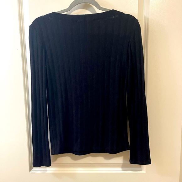 Mango Ribbed Boat Neck Sweater Top| Size: S | Like New | Layering |Winter Basics - Picture 6 of 7